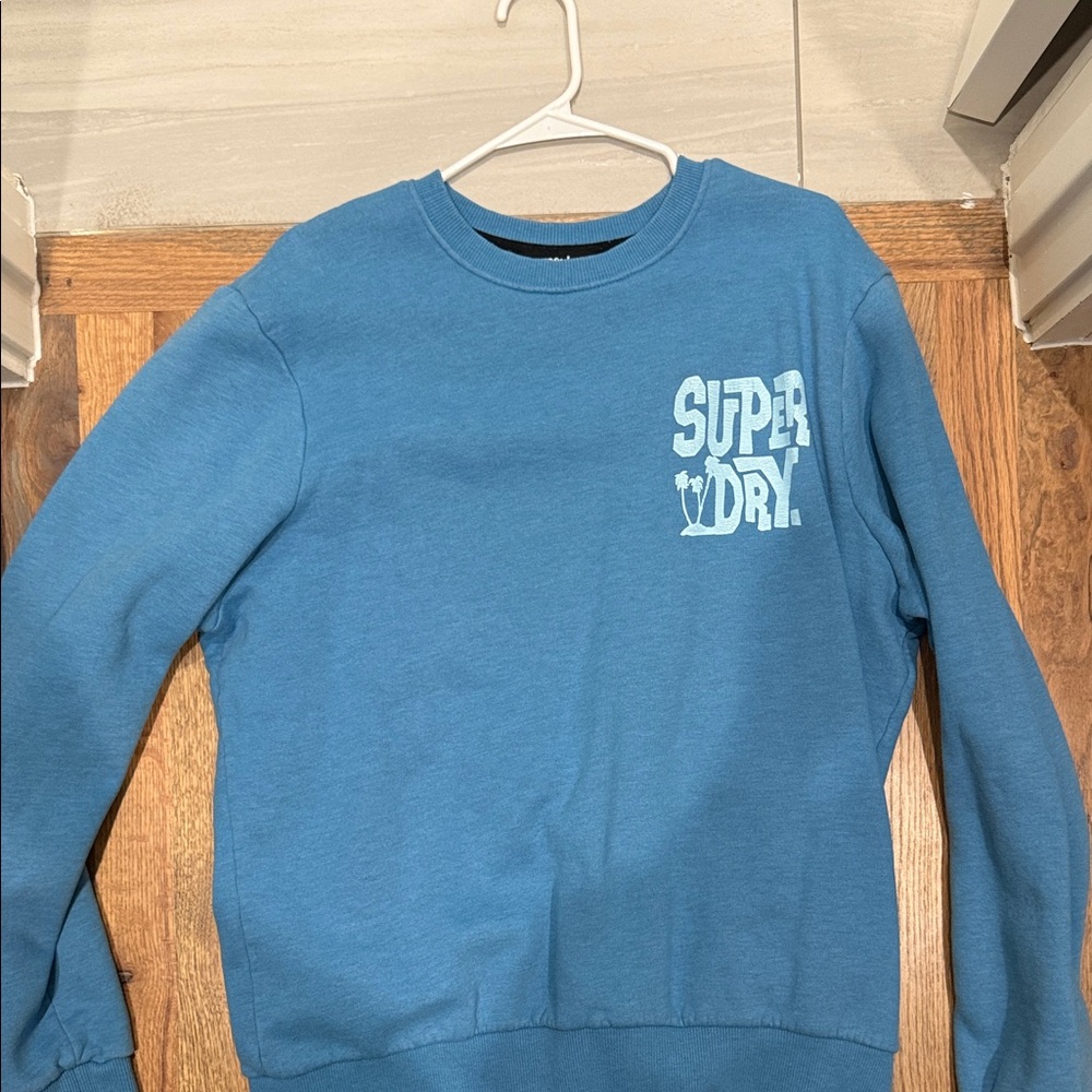 Superdry Men's Teal Crewneck Sweater
